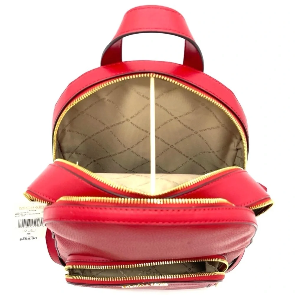 Michael Kors Medium Jaycee Backpack Red